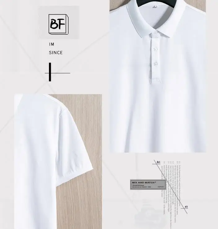 Youpin 2023 sommer neue herren kurzarm POLO shirt revers eis silk kühlen business alle-spiel T-shirt