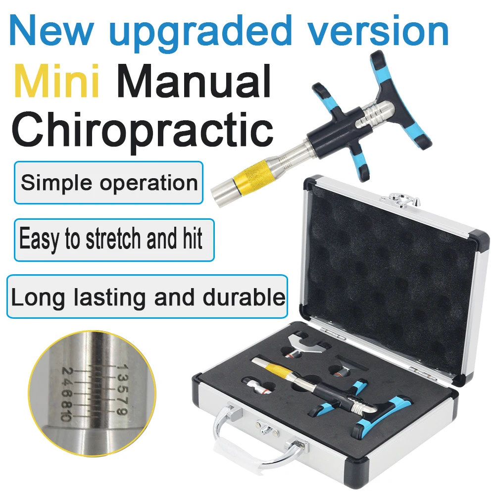 

New Manual Chiropractic Adjusting Tool Spine Health Massager Activation Limbs Joint Correction Nursing Massage Chiropractic Gun