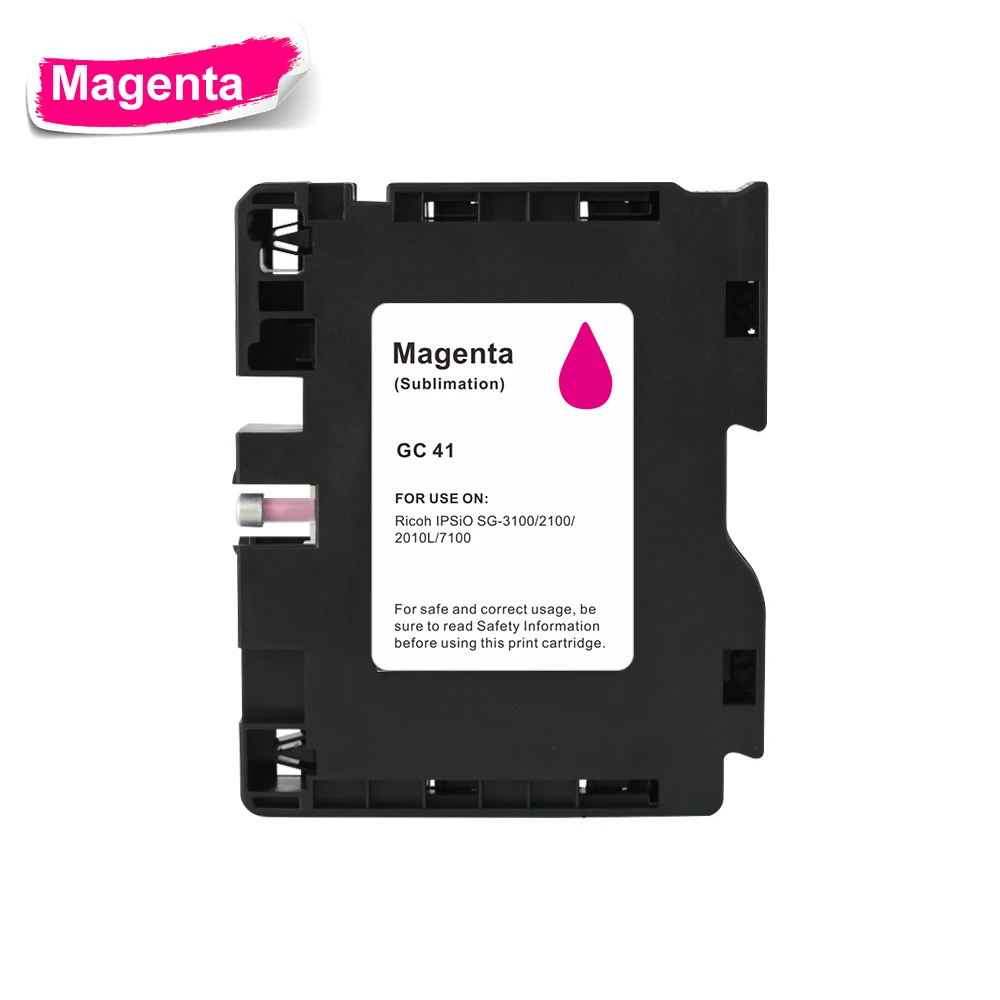 Imagem -04 - Cartucho de Tinta de Sublimação Gc41 Cartucho para Ricoh Ipsio Sg3100 Sg2100 Sg2100l Sg2010l Aficio Sg3110dnw Sg2100n Sg3100snw