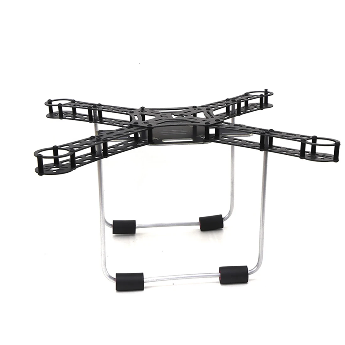 ShenStar 4-osiowy z włókna węglowego 380mm zestaw ze szkieletem nie rozmontowany stojak z aluminiowym zestaw do lądowania na 10 Cal śmigła DIY samolot Quadcopter