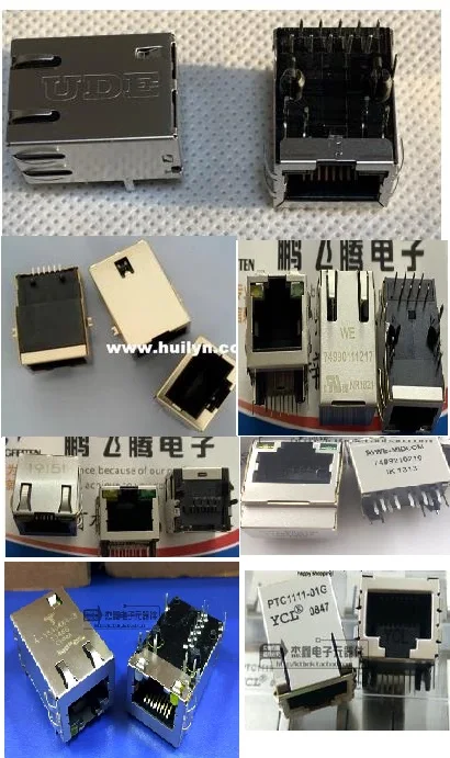 1PCS RJ45 Network port connector     0813-1X1T-23        RB1-AV5BNN3F   HBJ-M1Z10NL   0817-1D1T-21-F   7499210210    4-1840484-3
