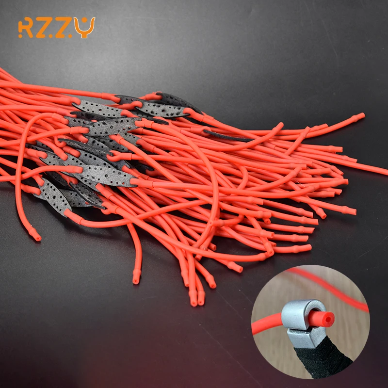 3/6/9 PCS Hunting Slingshot Rubber Band Powerful Single Card Elastic Latex Tube Round Rubber Band Shooting Outdoor Accessories