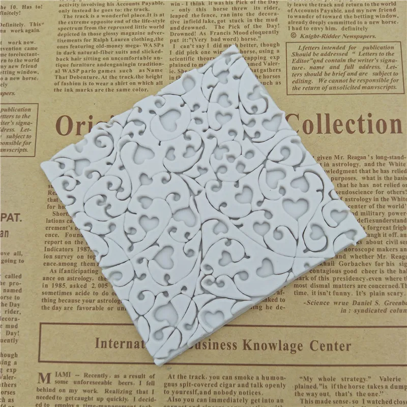 Lace Cushion Series Silicone Mold Fondant Cake Decorating Mould Sugarcraft Chocolate Baking Tools Kitchenware For Cakes Gumpaste