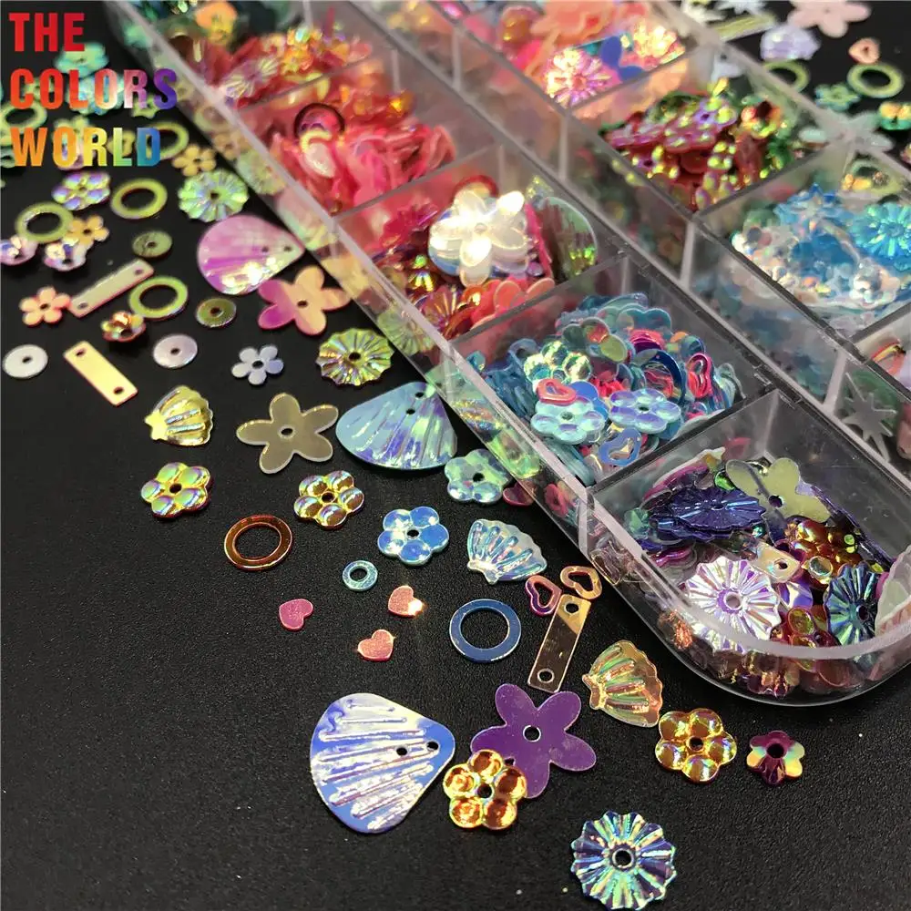 

TCT-646 Mix Nail Sequin Art Decoration маникюрный коренастый макияж 매큐큐어 어 ручная работа Tumbler Crafts DIY Маникюр фестиваль аксессуары