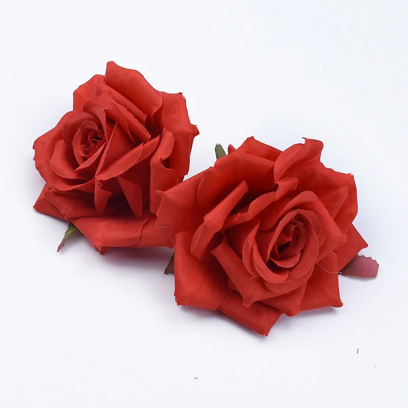 100 Stück Seidenrosen, Blumen, Wanddekoration, Badezimmer-Accessoires, Weihnachtsdekorationen für Zuhause, Hochzeit, Günstige Kunstpflanzen, Brautbrosche – Detail 10