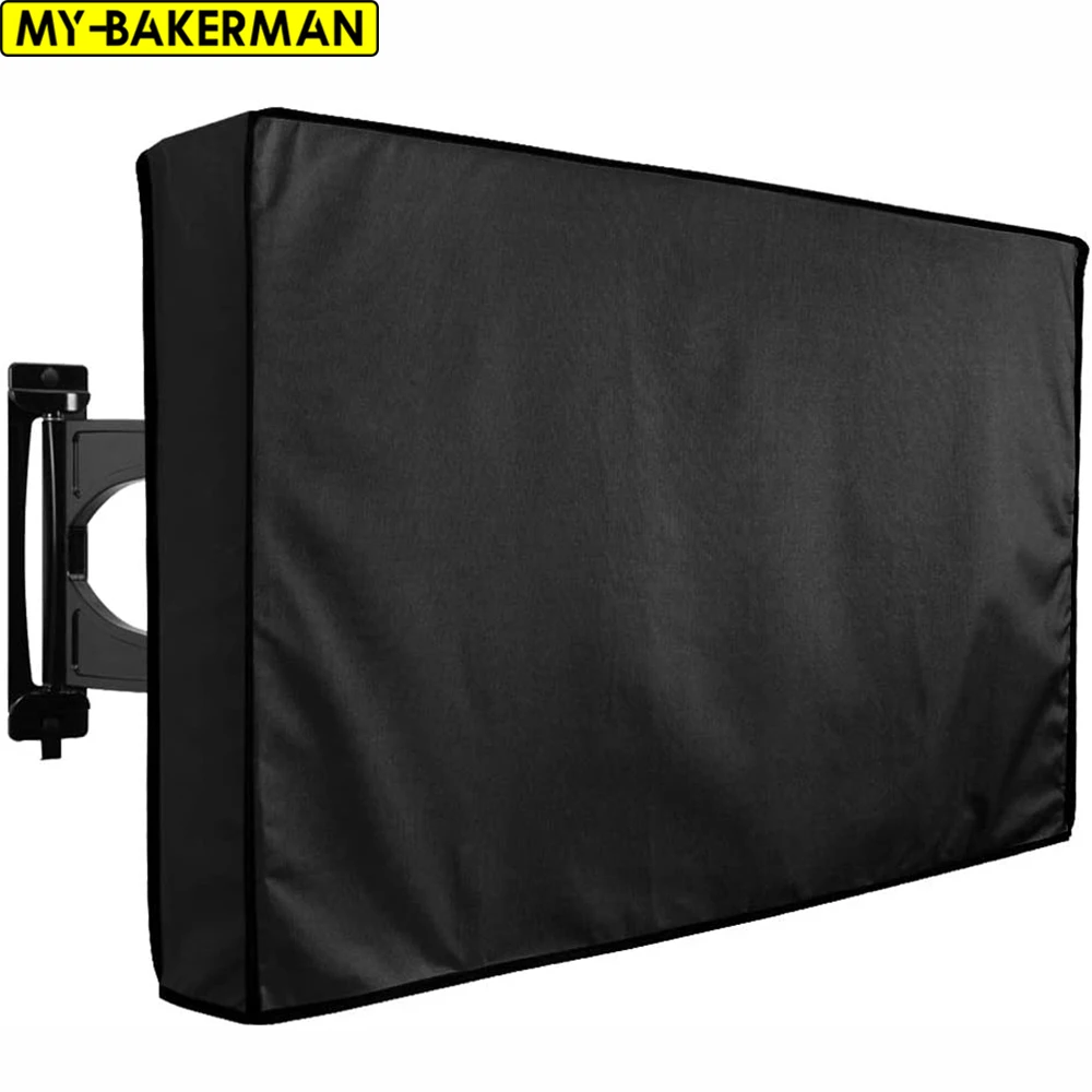 Outdoor TV Cover 22\'\' To 70\'\' Inch The Weatherproof and Dust-Proof Material with Free Microfiber Cloth. Protect Your TV Now!