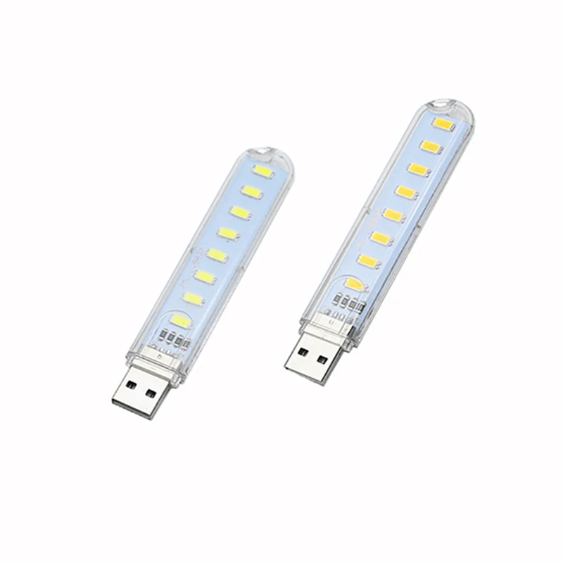 5Pcs Mini USB LED Light Table Lamp Portable Night Light For Power Bank PC Laptop Book Reading Light Warm White Lamp Camping Bulb