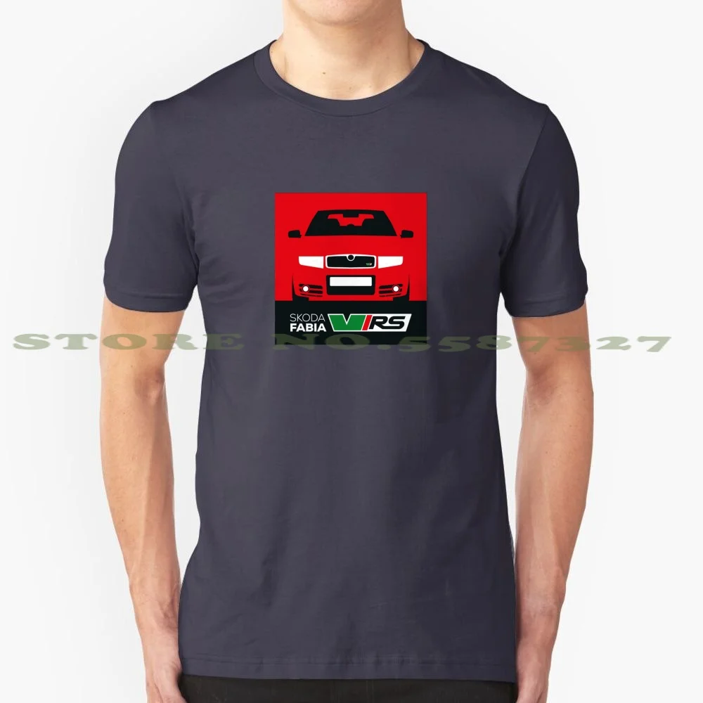 Skoda Fabia Vrs-Red 100% Cotton T-Shirt Blimeyguvnor Vrs Octavia Turbo Vim Mark1 Mk1 Rally Sports Fan Owner Car Auto Manual