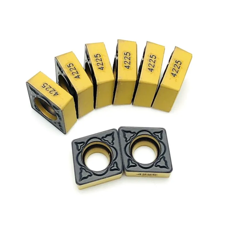 Inserti in metallo duro CCMT09T304 CCMT09T308 PM 4225 utensile per tornitura in metallo utensile per tornio fresa frontale CCMT 09 t304 inserti per tornitura