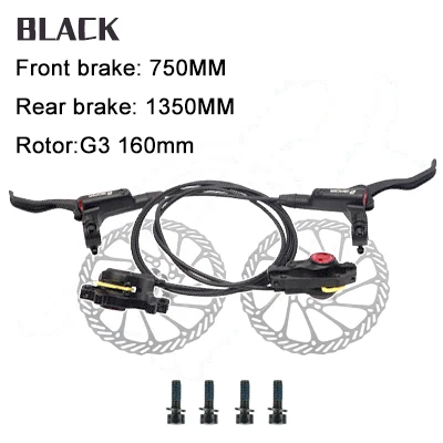 ZOOM HB875 MTB Hydraulische Remmen Fiets Hydraulische Remklauw Set 800/1400mm Schijfremmen Voor Mountainbike Met Rotor 160mm Fietsen
