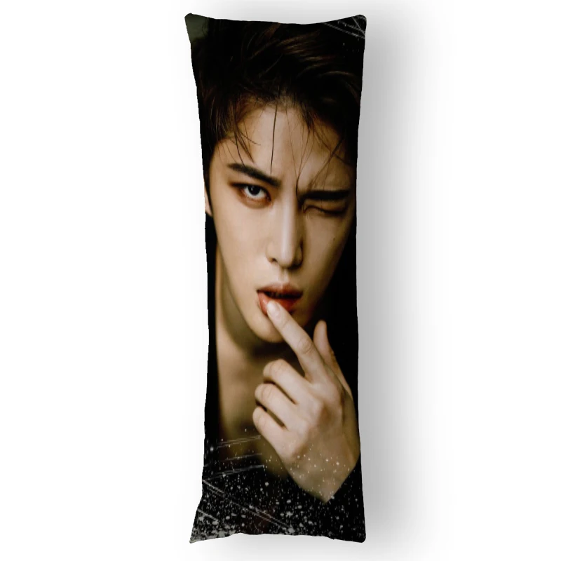 Custom Kim Jae Joong KPOP Pillowcase Printed Satin Fabric Pillow Cover Rectangular Zipper Kawaii Body Cover Dropshipping 1.11