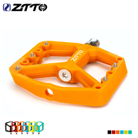 ZTTO MTB Ultralight Flat Pedal Bearings XC AM Mountain BMX Anti-slip Big Foot DU Bushing Colorful Nylon Plastic 9/16\