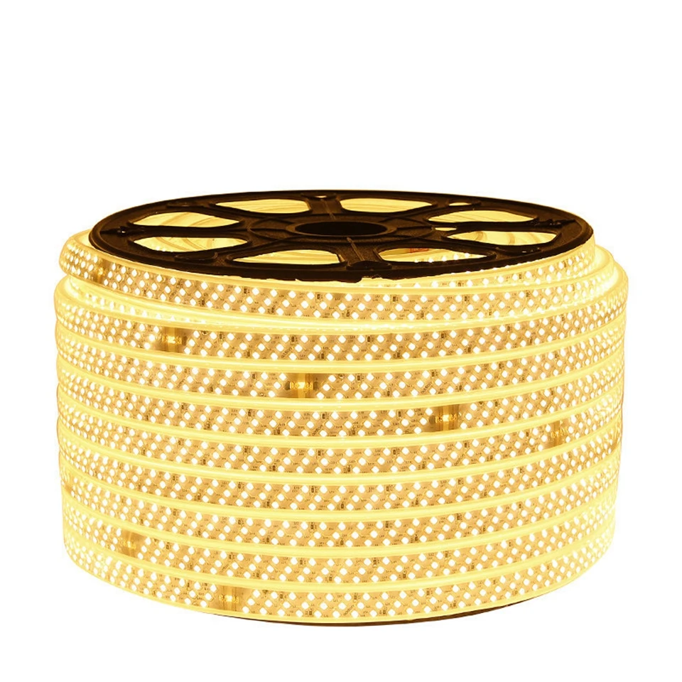 GD 1-12M LED Strip 220V 2835 180LEDs/M LED Strip Light Super Bright LED Tape IP67 Waterproof Xmas String AC220V Decor Lighting