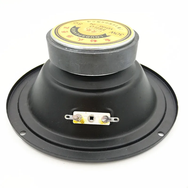 147mm 5.75 Inch 8Ohm Waterproof Loudspeaker Bookshelf Speaker Modification Rubber Edge Woofer Mid-bass Subwoofer 1pc