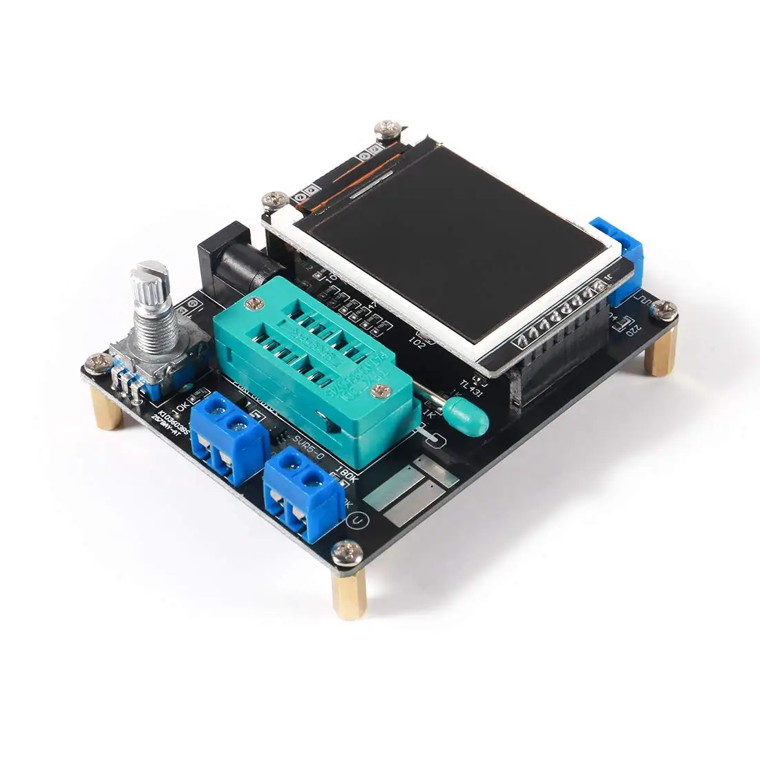 LCD GM328A ترانزستور اختبار ديود السعة ESR الجهد تردد متر PWM مربع موجة إشارة مولد مجموعات الإلكترونية