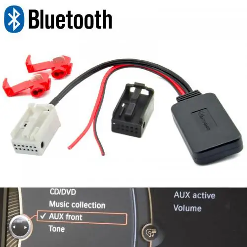 Bluetooth Aux Adapter B.M.W E60 E61 E81 E85 E90 E91 CCC Business Radio MP3 Stream Bluetooth Aux Adapter B.M.W E60 E61 E81 E85 E90 E91 CCC Business Radio MP3 Stream