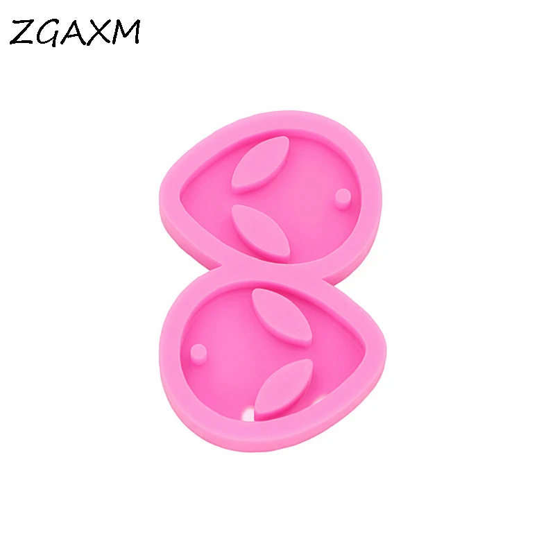 LM-257 New Shiny Mini alien earrings mold DIY Handmade eardrop epoxy mould Silicone Molds fashion jewelry