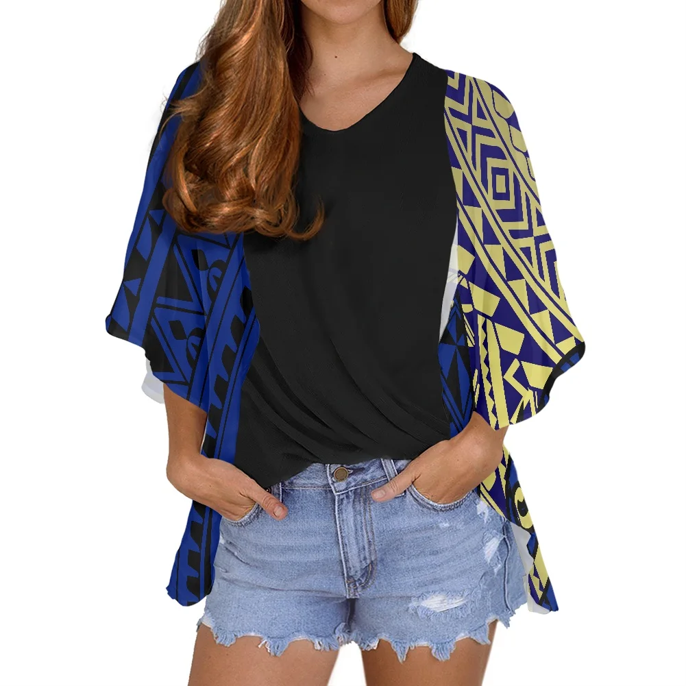 

Polynesian Style Design Style Autumn Female Cardigan Cloak Pretty Fashion Custom Made Women Cardigan Trench Coat Wholesale Price