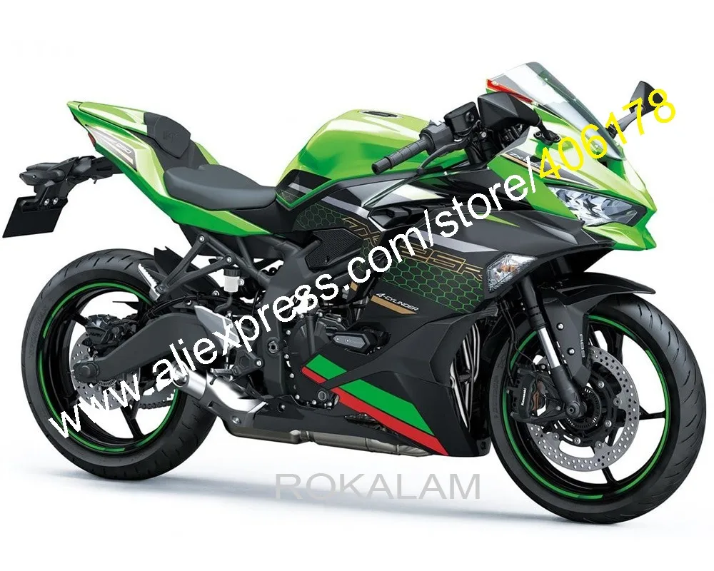 For Kawasaki Ninja ZX-25R 2020 2021 2022 Fairings ZX25R 20 21 22 Green Black Aftermarket Motorcycle Fairing (Injection Molding)