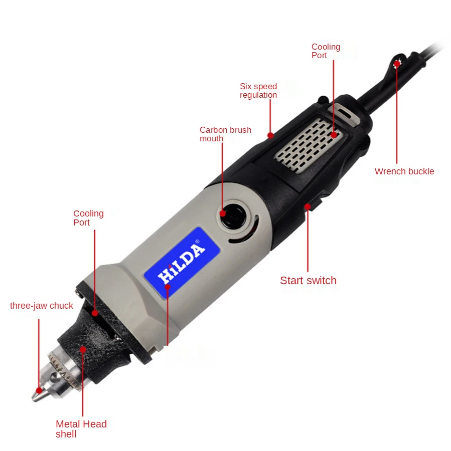 High power mold electric grinding HLD-400W electric grinding hardware tools electric tools