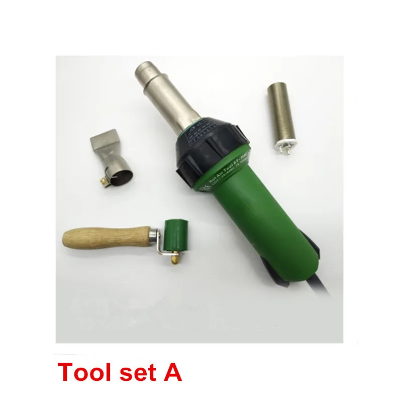 Free Shipping 1600W Plastic Hot Air Welding Gun with Accessories for Welder machine