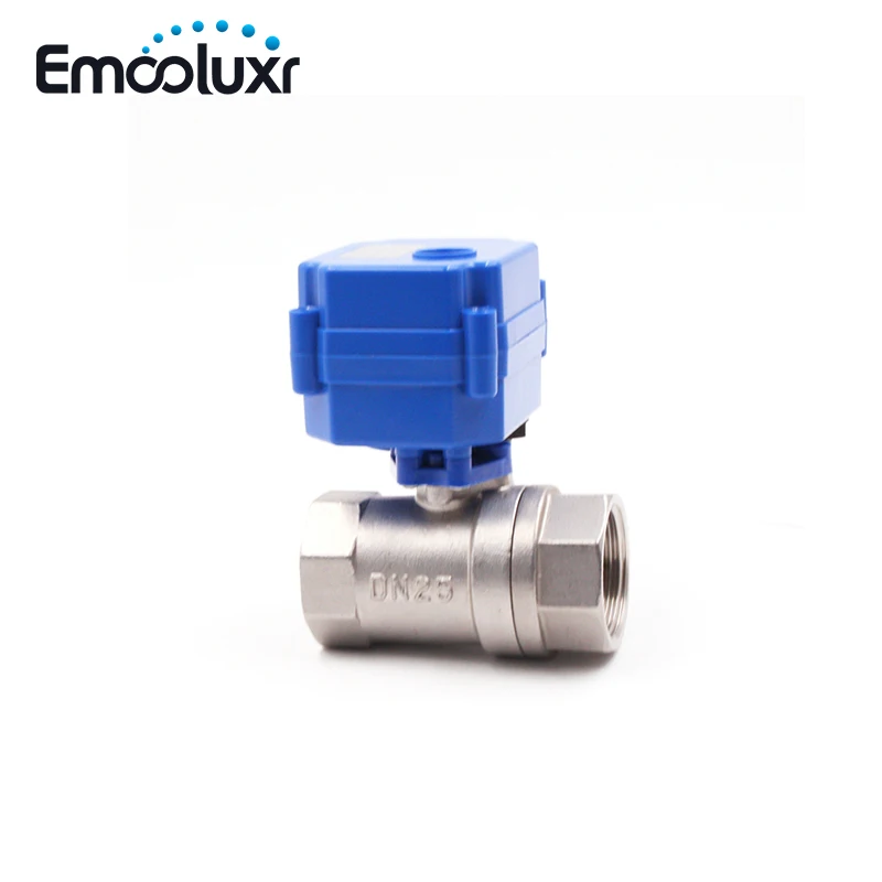 3pin Electric Ball Valve Stainless Steel Valve CR03 for Water Leaking Detect Alarm System WLD-805,WLD-806