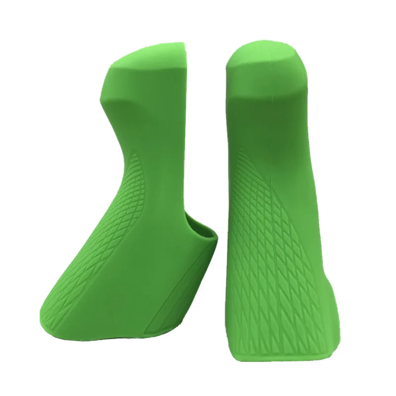 Funda De Silicona Para Palancas De Freno ST-RS685 – Par De Cobertores Antideslizantes Para Bicicleta, Resistente Al Clima Y Cómodo Agarre, Color Blanco