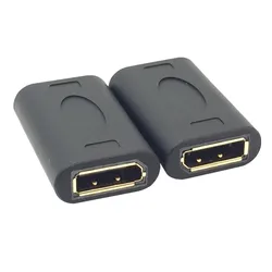 New DP to DP DisplayPort Female to Female Adapter Connector Coupler Extender Tool Gold Plated DP Adapter