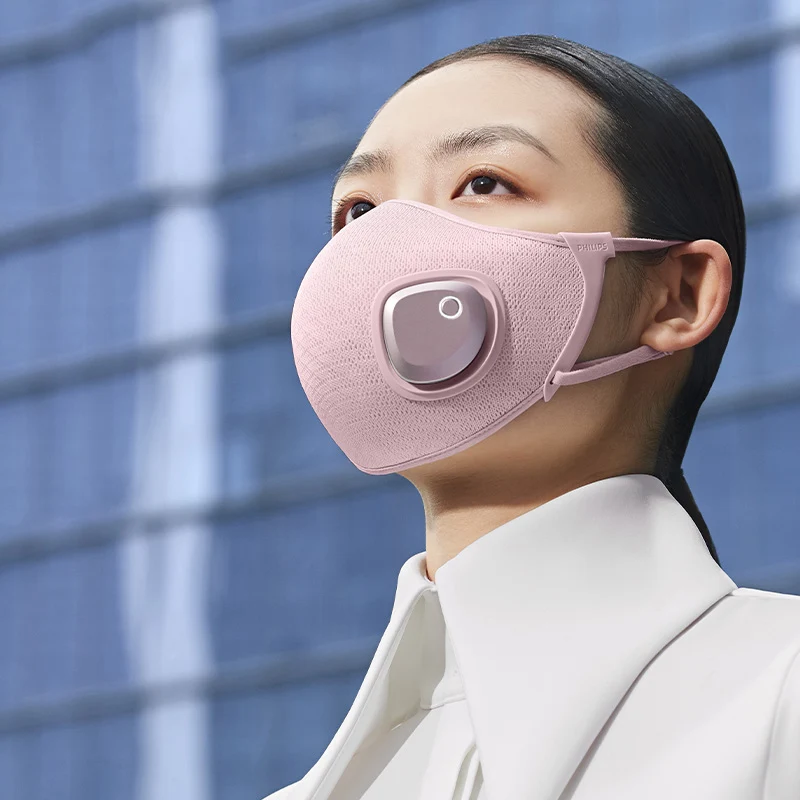 Philips Electric Mask Professional,Black Pink Gray,Face Mouth Protection PM2.5 Dust ,Filter Multiple Harmful Substance,Reusable