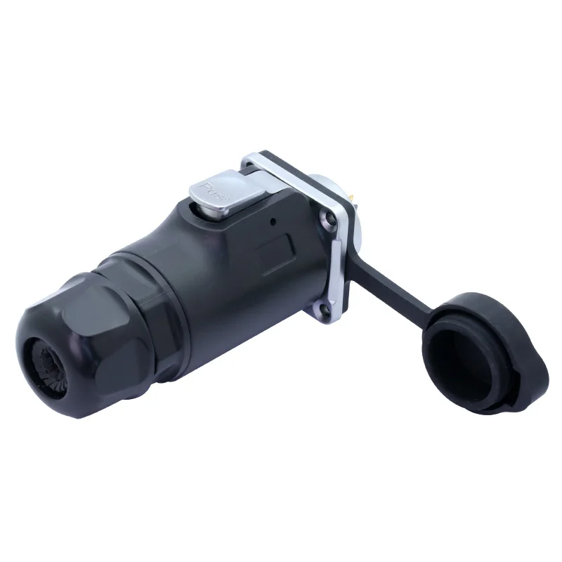 1set high-power waterproof Fast-Plug XLR Connector,3pins, Zinc alloy+plastic+pure copper contact,Current 15-50A, IP67