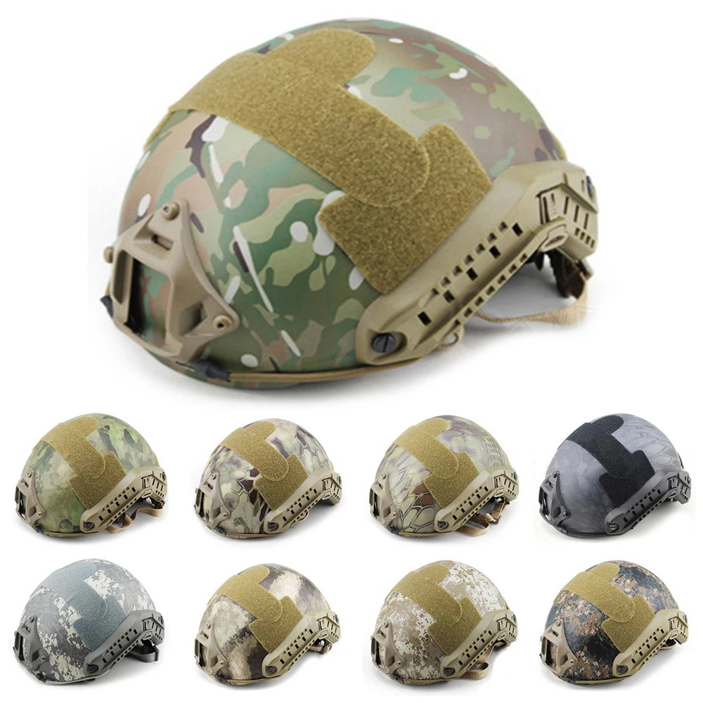 Military Airsoft MH Tactical FAST Helmet Hunting Rifle BB Gun Shooting War Game Combat Camouflage Helmet Paintball Accessories