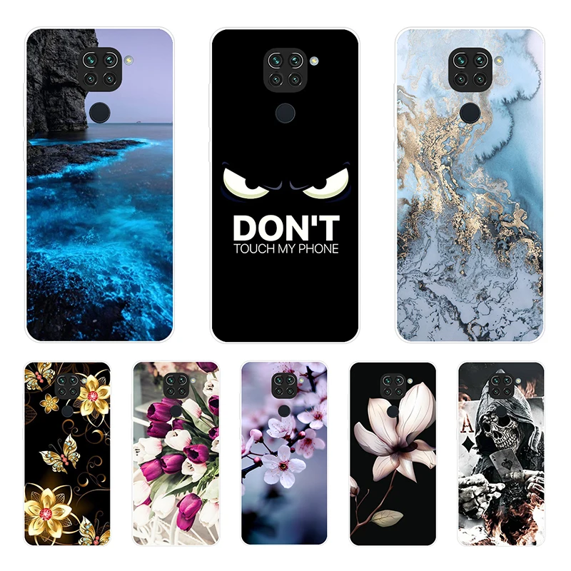 For Xiaomi Redmi Note 9 Case Cover Back Cute Cartoon Soft TPU Capa Funda Phone Cover For Redmi Note 9 Note9 Case Back Cover Etui