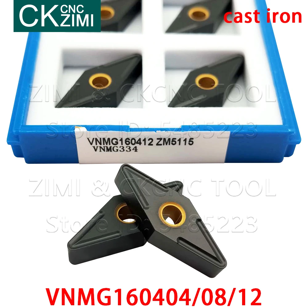 VNMG160404 VNMG160408 VNMG160412 Carbide Sisipan Cutting Sisipan Indexable Eksternal Turning Alat CNC Bubut Cutter Kualitas Tinggi