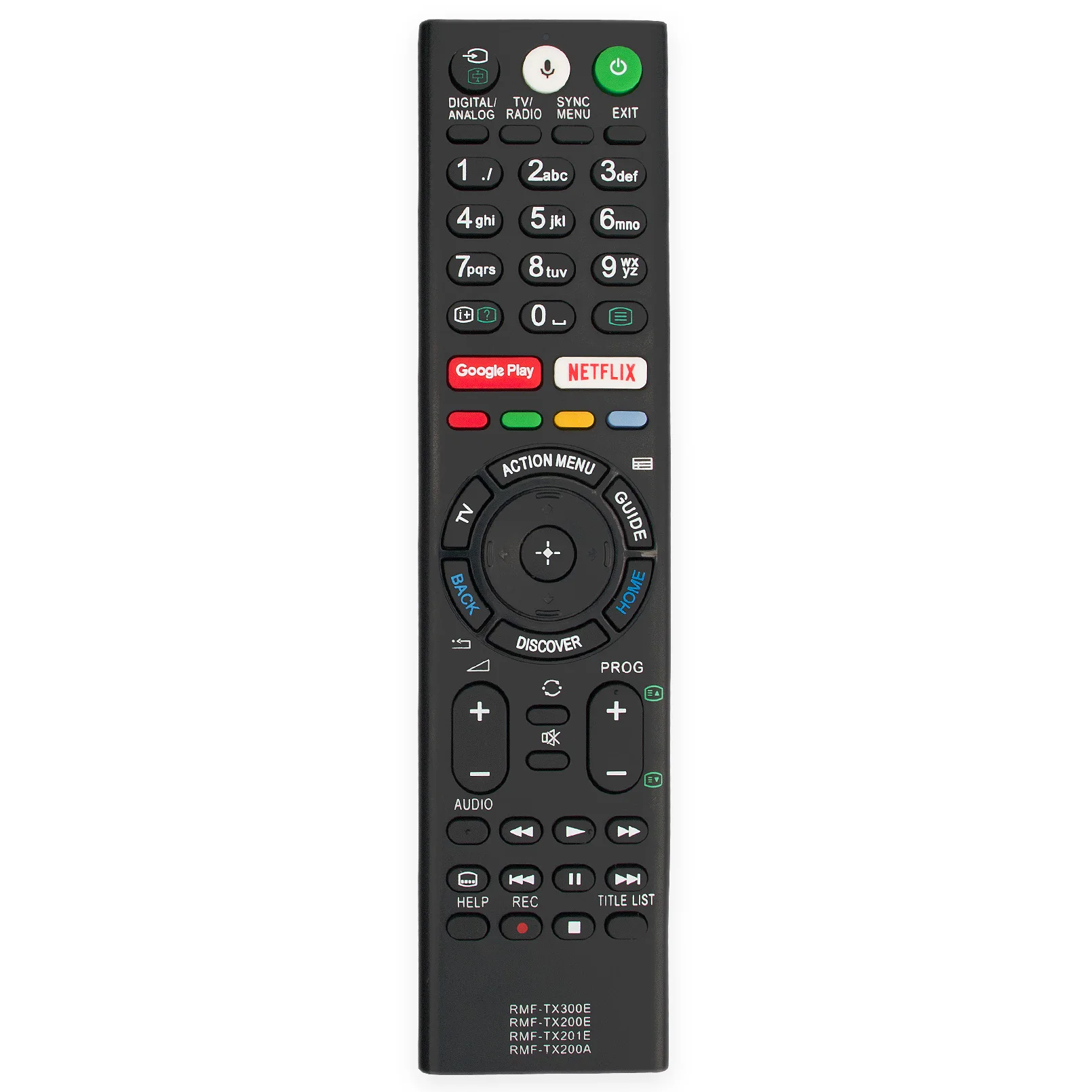 

New RMT-TX300E For Sony TV Remote Control Netflix KDL-32W660E KD43X7000