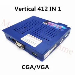 Blue Game Elf 412 In 1 Game Board For CGA VGA Vertical Monitor jamma multi games Cocktail table game board