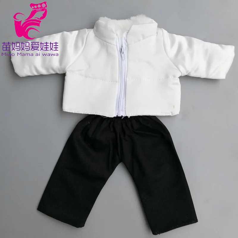 40cm Bebe Doll Clothes for 16-inch Nenuco Winter Plush Suit Ropa Y Su Hermanita Doll Rompers Accessories
