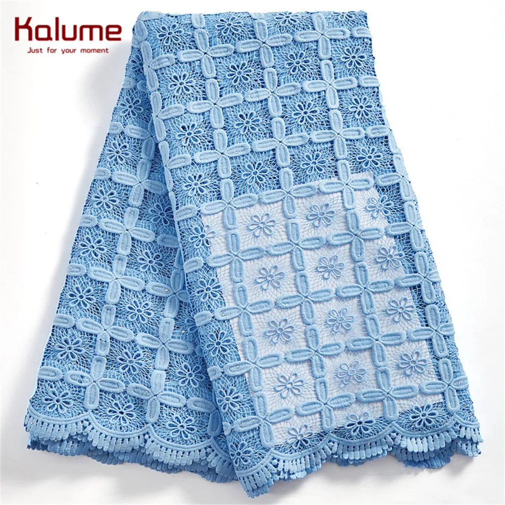 

Kalume French Cord Lace Fabric 2024 Pure White Nigerian Cord Lace Fabrics Rhinestones African Lace Fabric For Wedding F2414