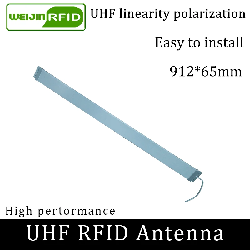 UHF RFID Strip thin antenna VIKITEK 915MHZ middle range 920-925M Self-service library Access door Embedded rfid reader antenna