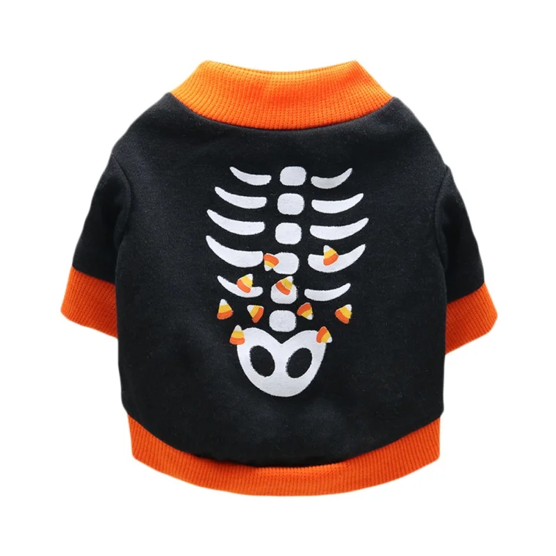 Halloween Dog Clothes Printed Christmas Cotton Vest T-Shirt Kitten Puppy Dogs Clothing