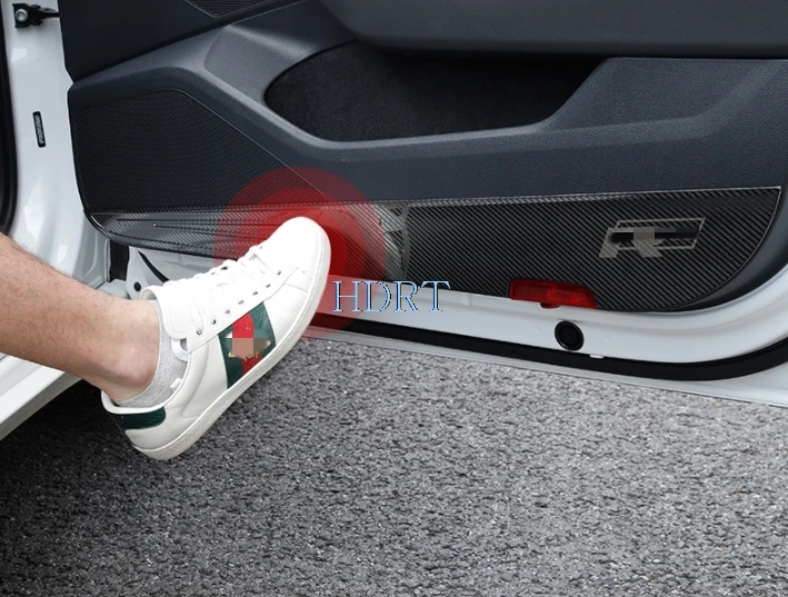 Car Accessories Stainless Door Anti-kick Pad Cover Trim Frame Interior Decoration for VW Volkswagen Arteon CC 2017-2020