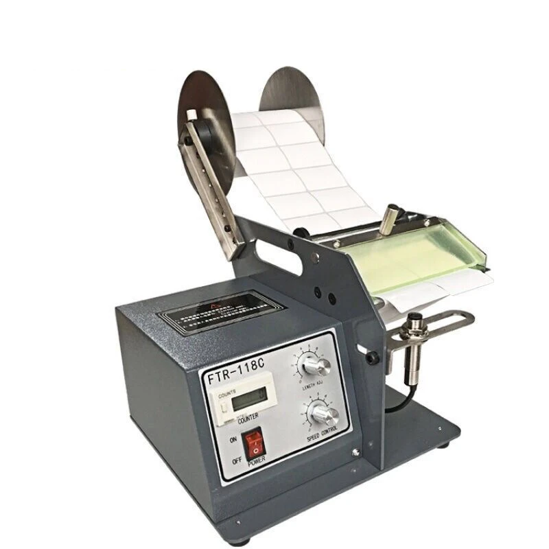 Automatic Label Stripping Machine Labels Peeling Machine Self-adhesive Label Separator Bar Code Tearing Label Machine Printer