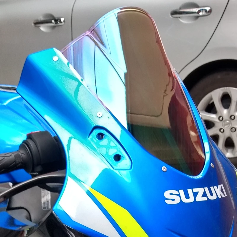 Motorcycle Windshield Windscreen For 2017 2018 2019 2020 2021 Suzuki GSX-R1000 GSXR1000 GSX-R GSXR 1000 K17 L7 Smoke Iridium