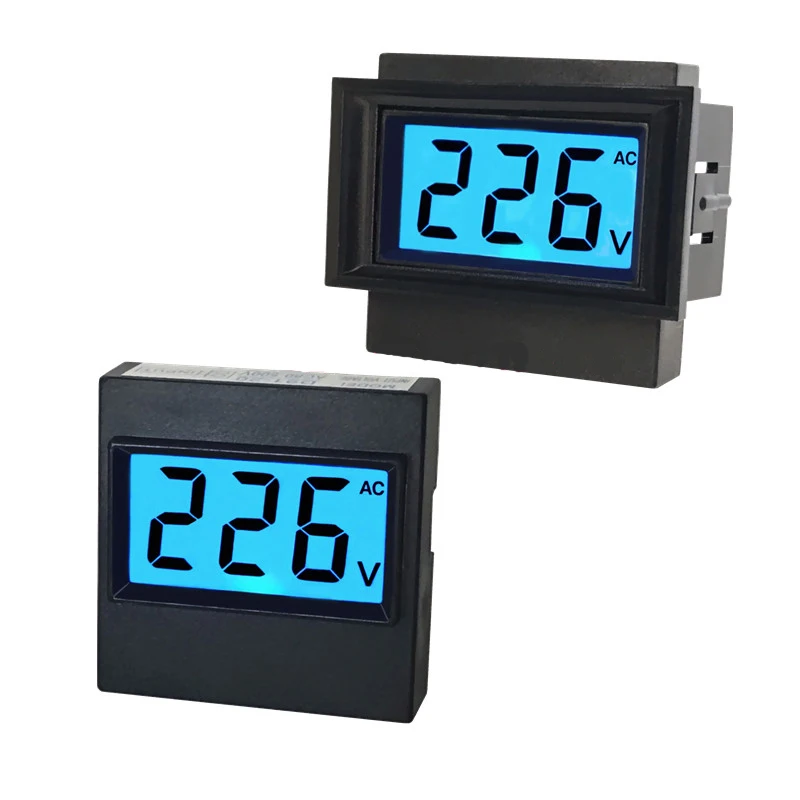 Mini AC80-300V AC cyfrowy wyświetlacz woltomierz AC0-500V regulator napięcia z wyświetlaczem LCD przyrząd pomiarowy — zdjęcie 2