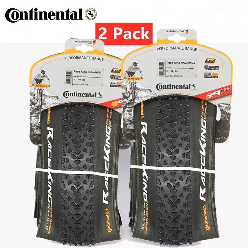 Continental 26 27.5 29 X 2.0 2.2 MTB Tire Race King Bicycle Tire Anti Puncture 180TPI Folding Tire Mountain Bike Tyre