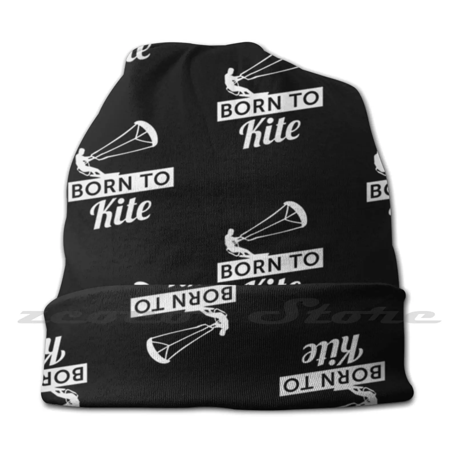 Kiteboarding , Kiteboard Design-Born To Kite Knit Hat Hedging Cap Soft Elasticity Outdoor Sports Leisure Kiteboard Kitesurf