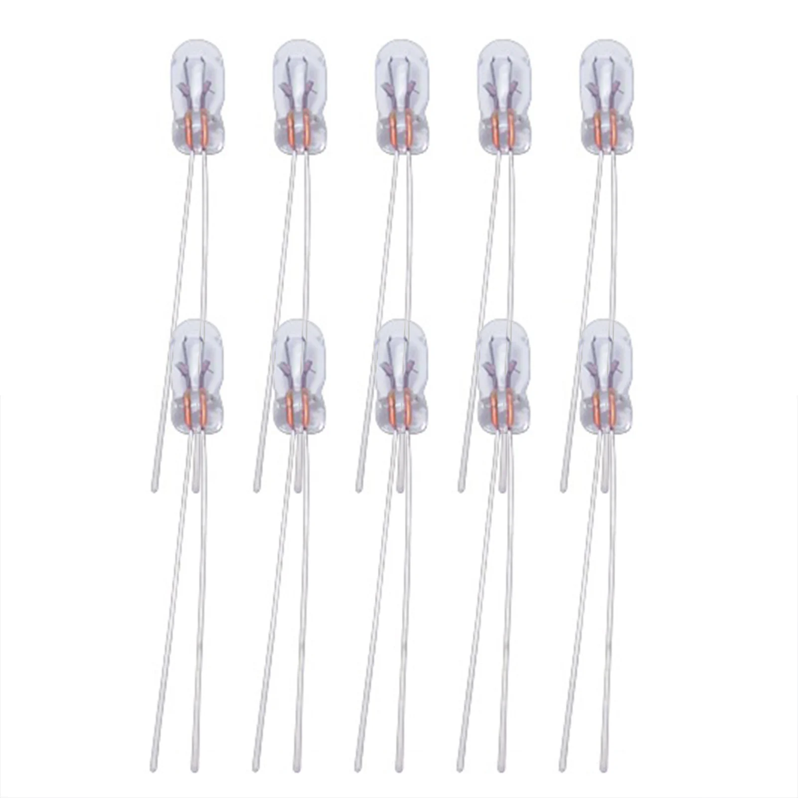 10pcs Miniature Car Audio Gear Indicator 3mm 6V 12V 24V Lamp Light Bulb Edison Incandescent Filament Rice Color Bulbs Amicable