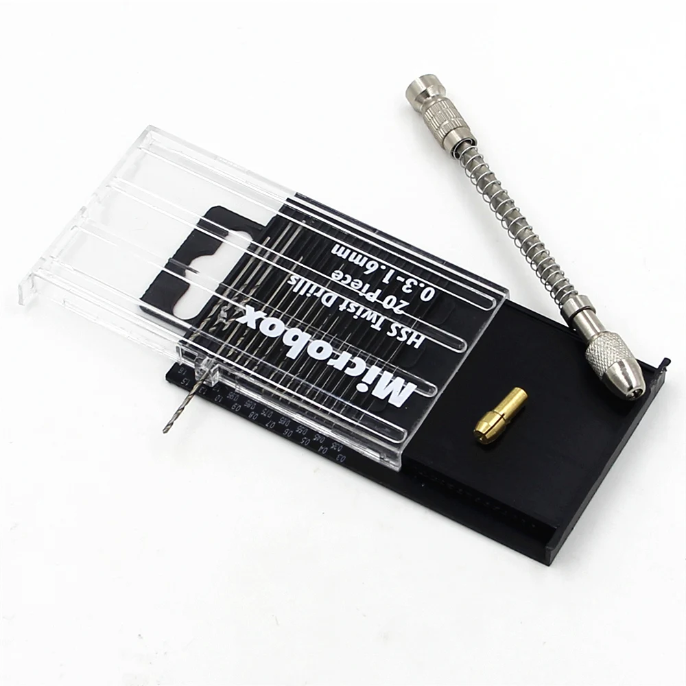 0.3-2.0 mm manual drilling drill semi-automatic hand twist drilling set for holing handheld Bodhi walnut