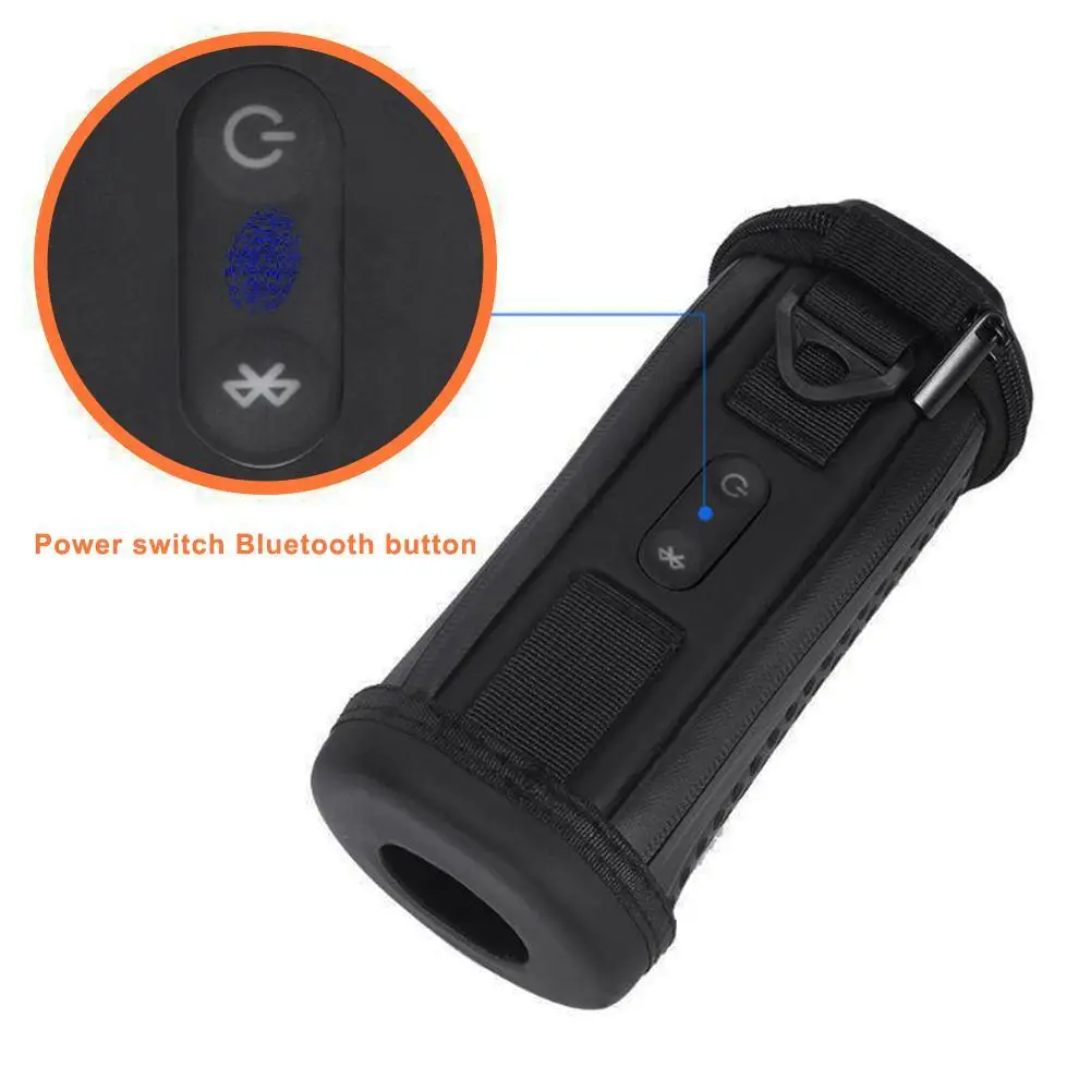 غطاء واقٍ مزخرف لهاتف آيفون JBL Flip 5 بلوتوث متوافق مع مكبر الصوت حقيبة التخزين للصدمات الغبار صندوق حمل كيس التخزين