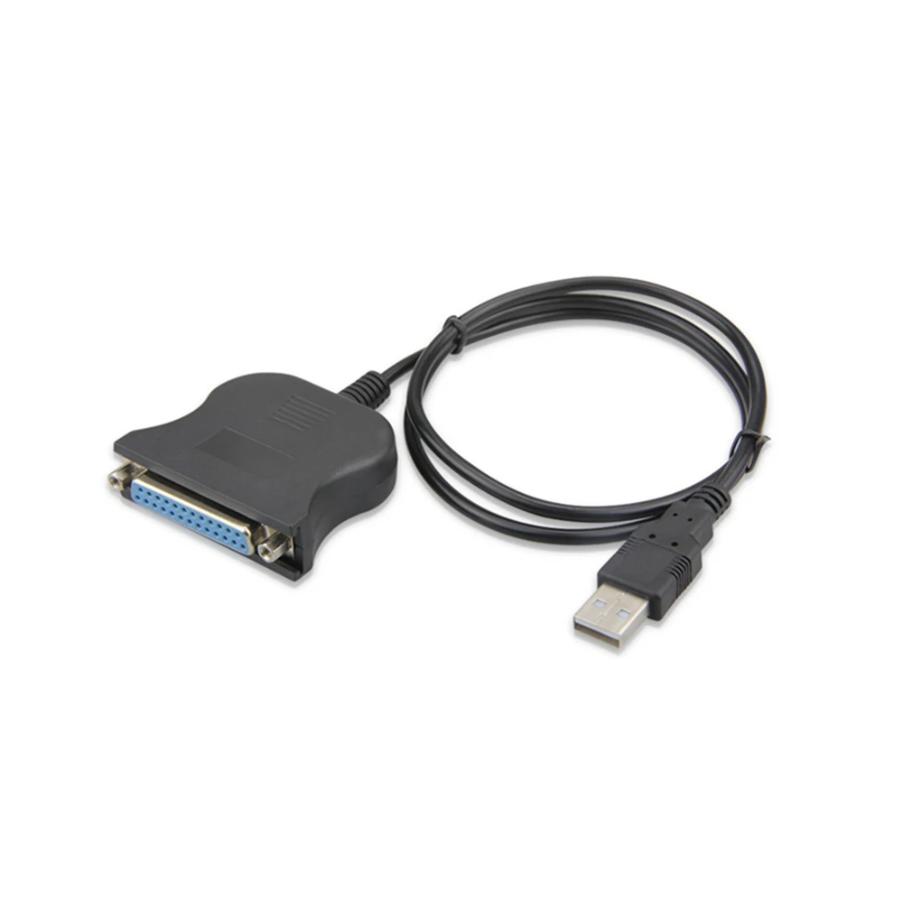 Nowy kabel równoległy USB do IEEE 1284 DB25 25-pinowy żeński Adapter kablowy drukarki