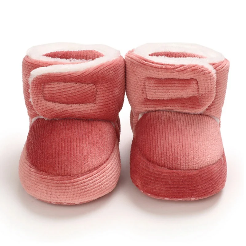 Autumn Winter Cotton Newborn Baby Toddler Girls Boys Warm Boot Frist Walkers Shoes Soft Sole Sneakers Winter Shoes